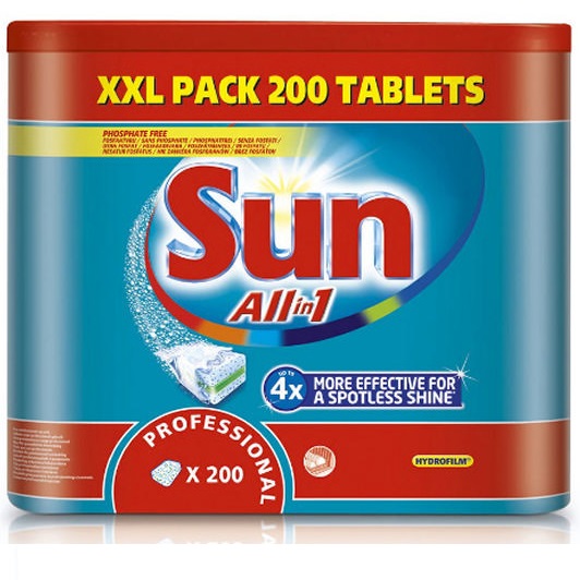 Maszynowe mycie naczyń Diversey Sun Professional All in 1 Tablets