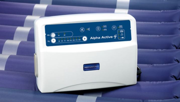 Materace przeciwodleżynowe zmiennociśnieniowe Arjo Alpha Active 4