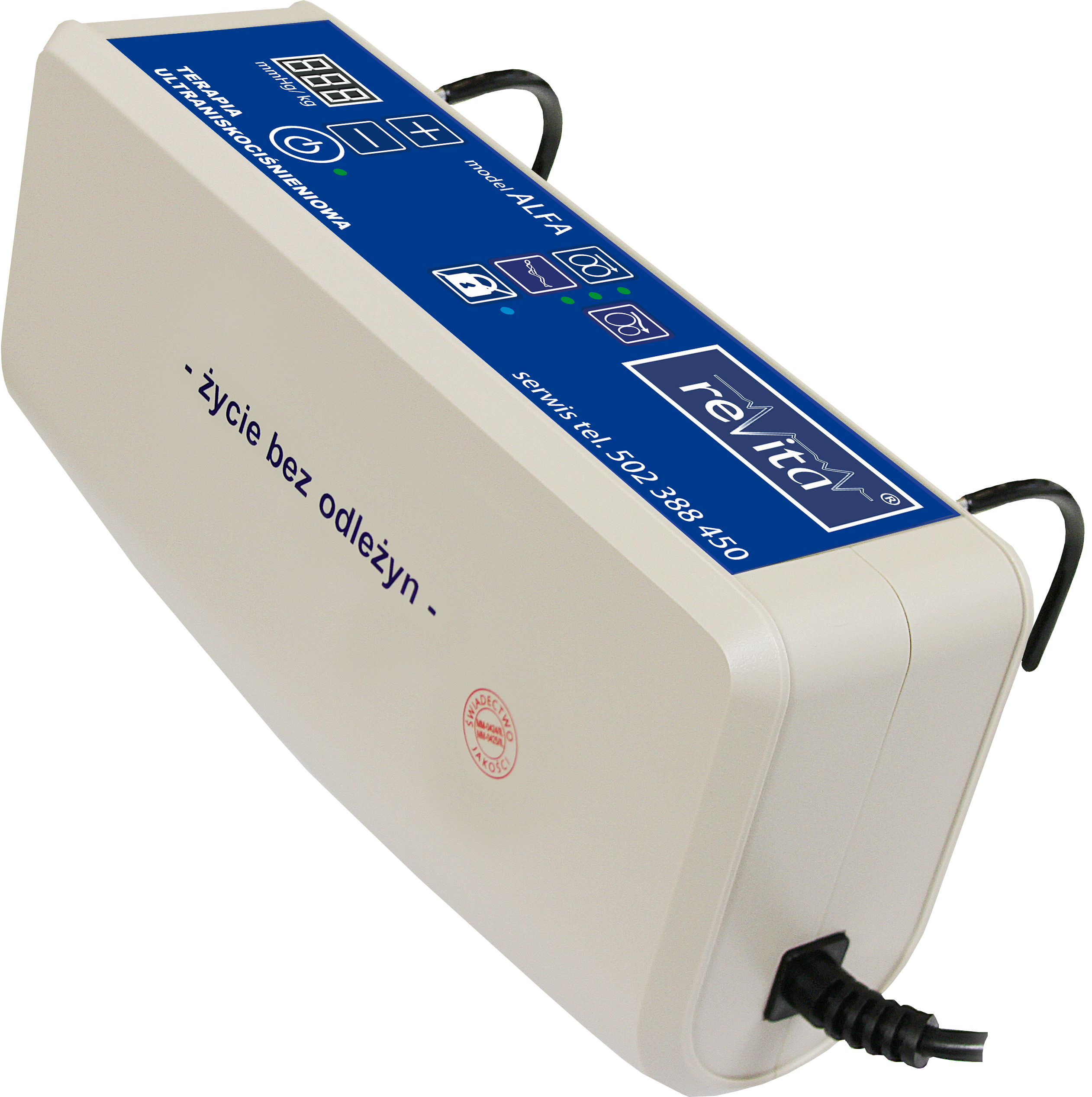 Materace przeciwodleżynowe zmiennociśnieniowe Revita Alfabet Alfa