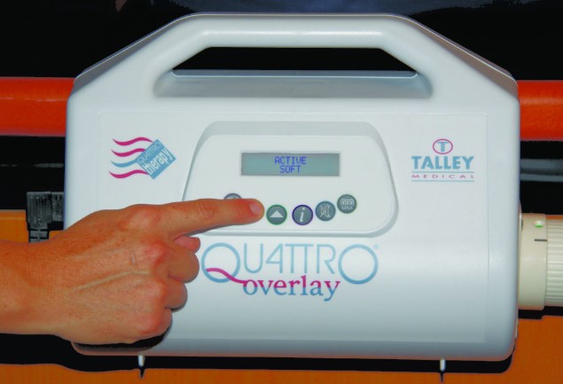 Materace przeciwodleżynowe zmiennociśnieniowe Talley QUATTRO Sentinel