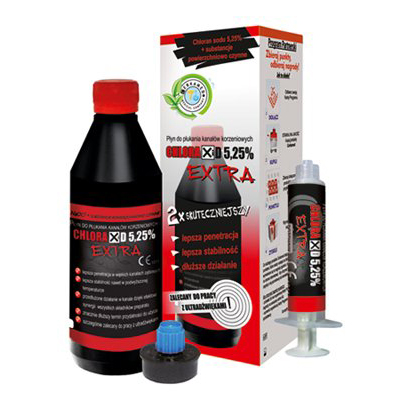 Materiały do zabiegów endodontycznych Cerkamed Chloraxid Extra