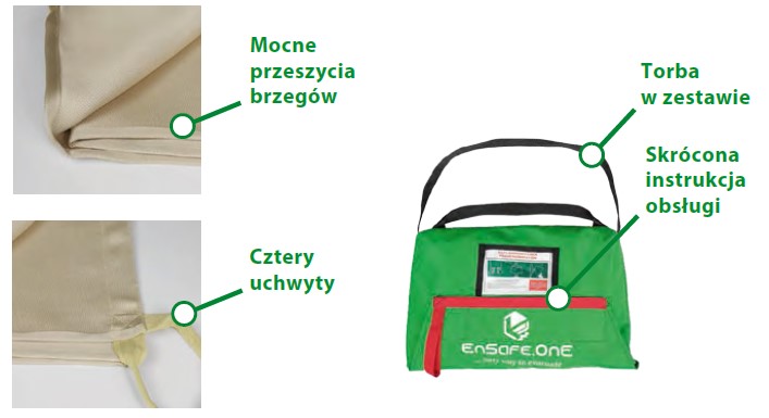 Maty ograniczające pożar baterii Ensafe Mata ograniczajaca pozar baterii Li-ion