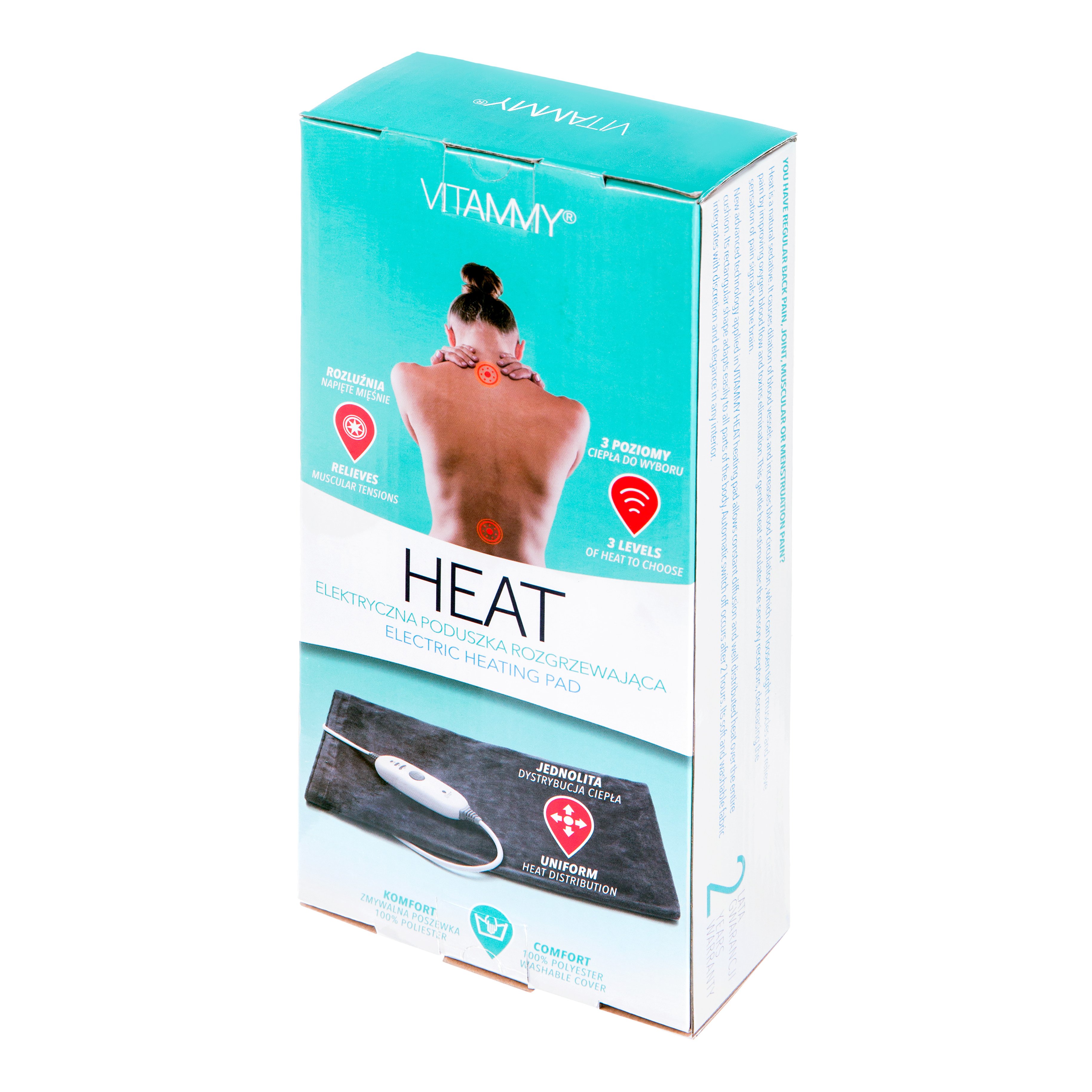 Maty, poduszki rozgrzewające elektryczne VITAMMY Heat