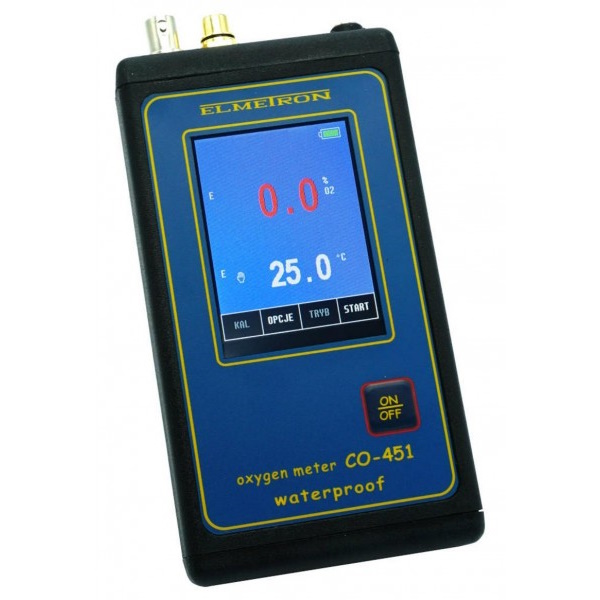 Mierniki tlenu (tlenomierze laboratoryjne) Elmetron CO-451