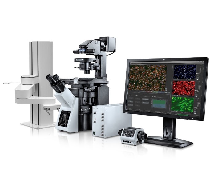 Mikroskopy konfokalne Olympus ScanR