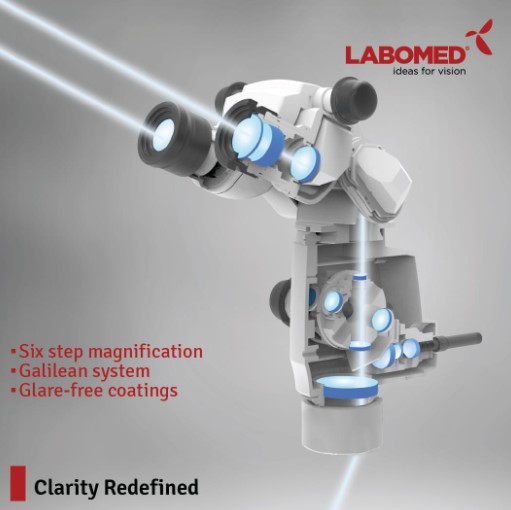 Mikroskopy stomatologiczne Labomed Prima PRO NuVar 10 Premium