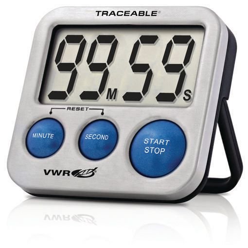 Minutniki laboratoryjne VWR Traceable Blue-Steel