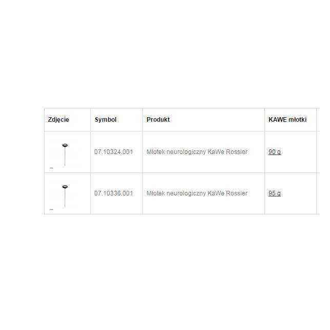 Młotki neurologiczne KaWe ROSSIER