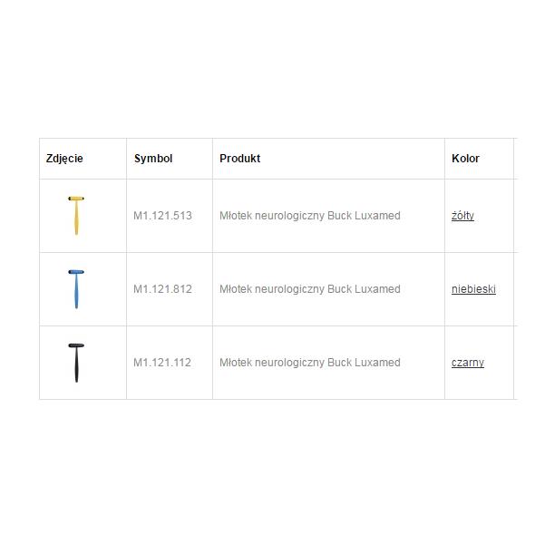 Młotki neurologiczne Luxamed BUCK