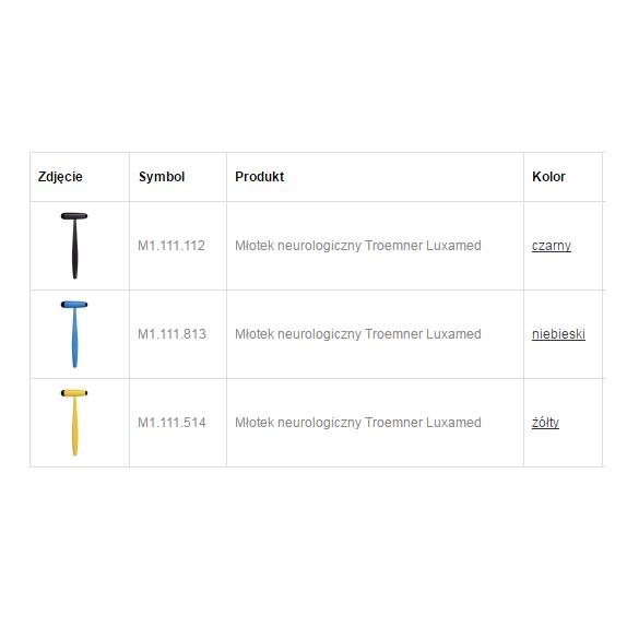 Młotki neurologiczne Luxamed TROEMNER