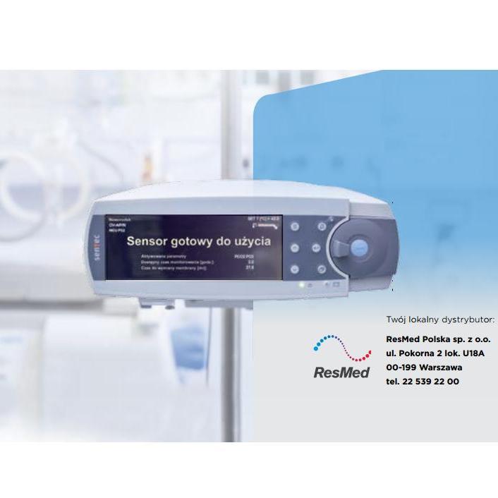 Monitory przezskórnej gazometrii krwi Sentec OxiVenT