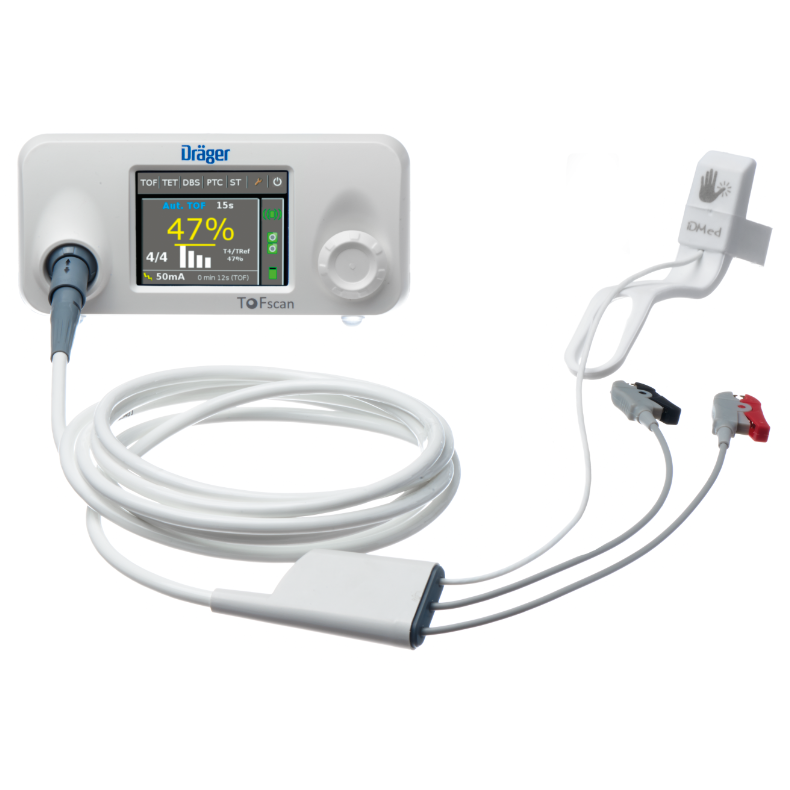 Monitory zwiotczenia mięśni NMT Dräger TOFscan