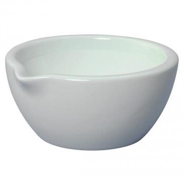 Moździerze porcelanowe LLG z porowatym/glazurowanym wnętrzem