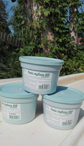 Mydła w kostce i pasty mydlane Spins Pasta BHP ze ścierniwem