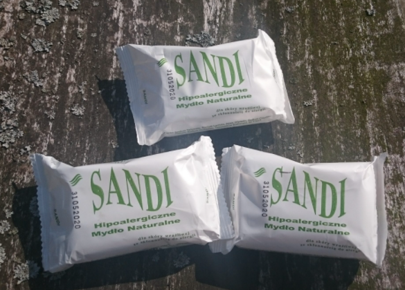 Mydła w kostce i pasty mydlane Spins SANDI