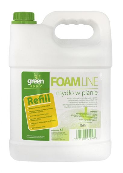 Mydło w płynie MPS Foam Line Green Apple