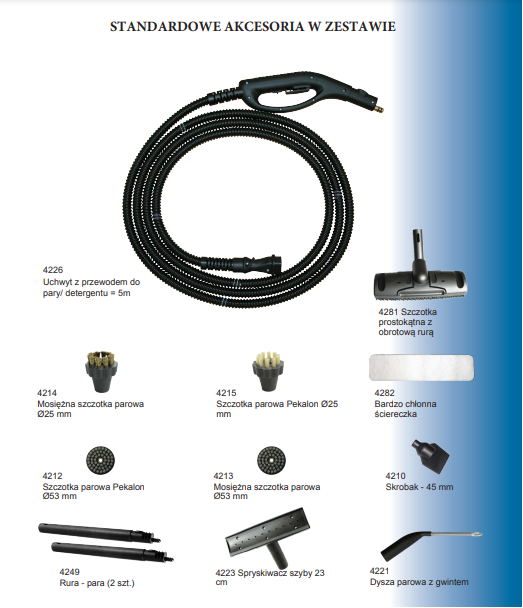 Myjki parowe REA STEAM CLEANING SATURNO COMPACT 3KW