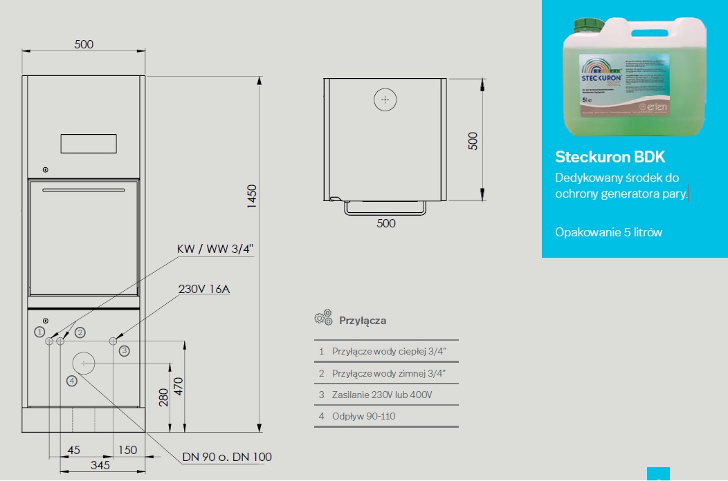 Myjnie do kaczek i basenów ERLEN GmbH Erlen 1.45