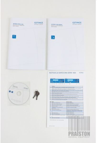 Myjnie do narzędzi i obuwia operacyjnego używane B/D Getinge Tornado FD1800 - Praiston rekondycjonowany