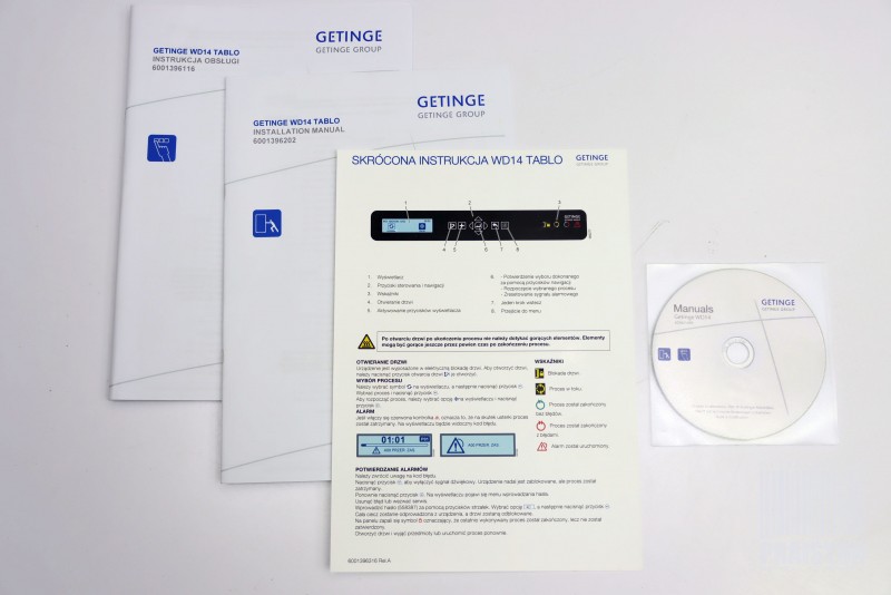 Myjnie do narzędzi i obuwia operacyjnego używane Getinge WD14 - Praiston rekondycjonowany