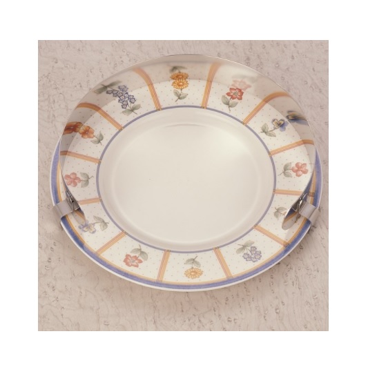 Naczynia do podawania posiłków dla osób niepełnosprawnych PDS CARE Stalowa osłona na talerz