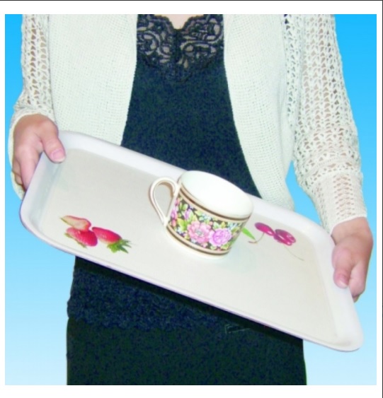 Naczynia do podawania posiłków dla osób niepełnosprawnych PDS CARE Taca antypoślizgowa