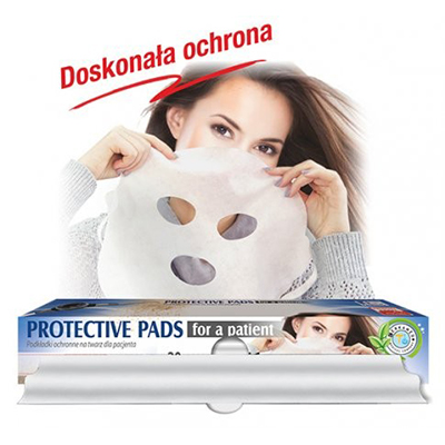 Nakładki ochronne na twarz pacjenta Cerkamed Protective Pads