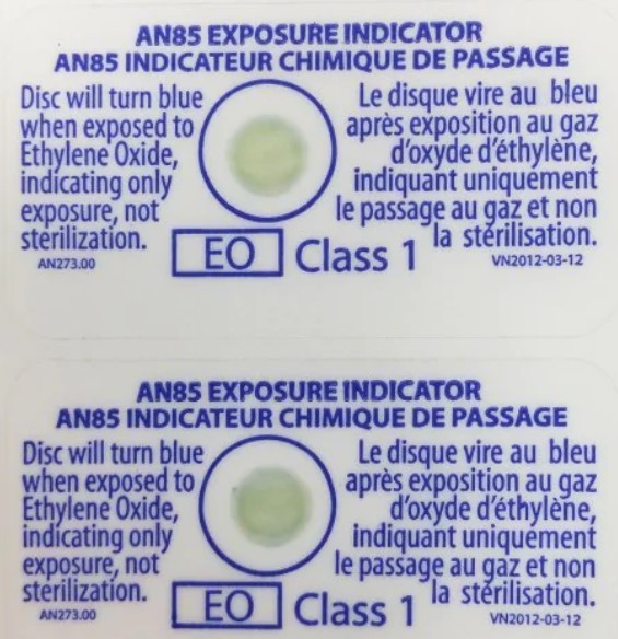Naklejki wskaźnika ekspozycji do sterylizacji Anprolene AN85