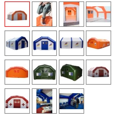 Namioty medyczne HAPPY INFLATABLES QMCEH030302 5x4x3 m