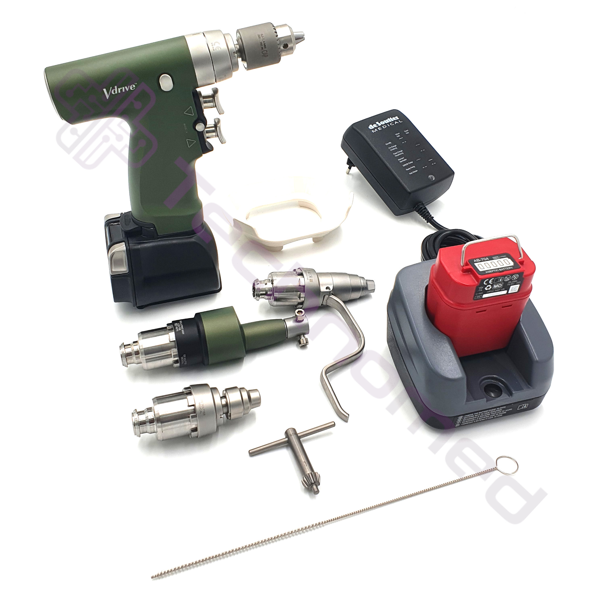 Napędy chirurgiczne - wiertarki ortopedyczne weterynaryjne DE SOUTTER V-Drive