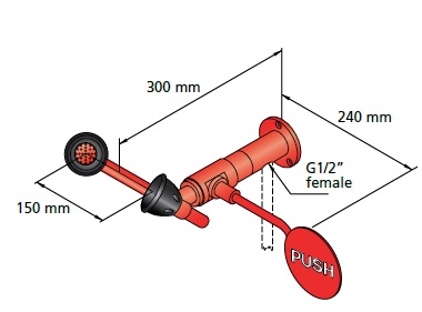 Natryski do oczu (oczomyjki) Broen BROEN REDLINE / 17 069.009