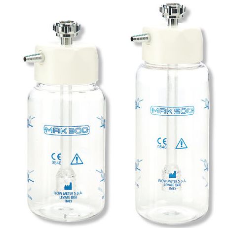Nawilżacze do dozowników gazów medycznych FLOW-METER MAK