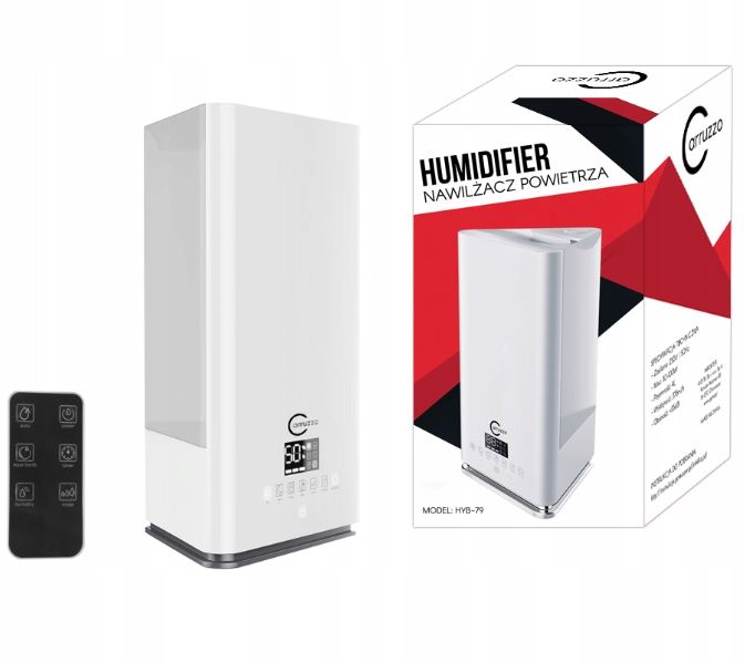 Nawilżacze ultradźwiękowe i parowe Carruzzo HYB-79