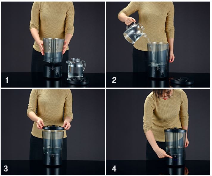 Nawilżacze ultradźwiękowe i parowe Carruzzo T-573