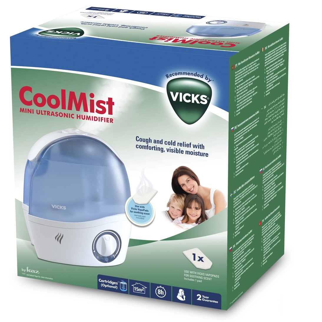 Nawilżacze ultradźwiękowe i parowe Vicks Mini CoolMist VUL500
