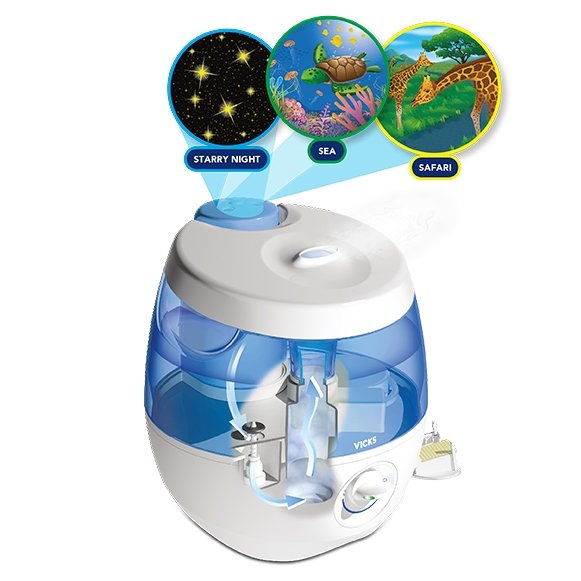 Nawilżacze ultradźwiękowe i parowe Vicks Sweetdreams CoolMist VUL575