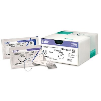 Nici chirurgiczne z igłą okrągłą B.Braun Safil