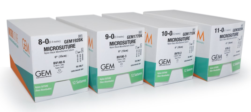 Nici chirurgiczne z igłą okrągłą GEM GEM