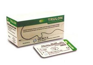 Nici chirurgiczne z igłą okrągłą Sutures India TRULON