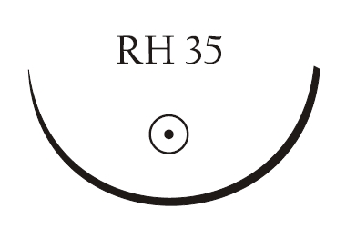 Nici chirurgiczne z igłą okrągłą Vigilenz Ecosorb E07RH350