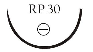 Nici chirurgiczne z igłą okrągłą Vigilenz Ecosorb E07RP300