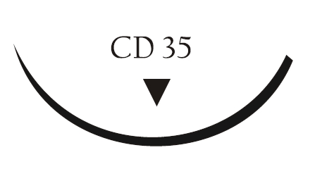 Nici chirurgiczne z igłą okrągłą Vigilenz Ecosorb E37CD350