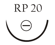 Nici chirurgiczne z igłą okrągłą Vigilenz Ecosorb E47RP200