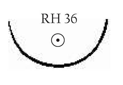 Nici chirurgiczne z igłą okrągłą Vigilenz Ecosorb fast F39RH36W