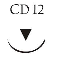 Nici chirurgiczne z igłą okrągłą Vigilenz Esteron T44CD120