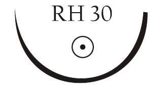 Nici chirurgiczne z igłą okrągłą Vigilenz Linen L17RH300