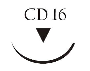 Nici chirurgiczne z igłą okrągłą Vigilenz Silk S34CD160