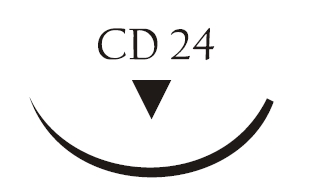 Nici chirurgiczne z igłą okrągłą Vigilenz Silk S47CD240