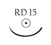 Nici chirurgiczne z igłą okrągłą Vigilenz Silk S47RD150