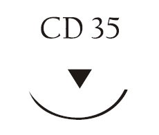 Nici chirurgiczne z igłą okrągłą Vigilenz Tylon N27CD350